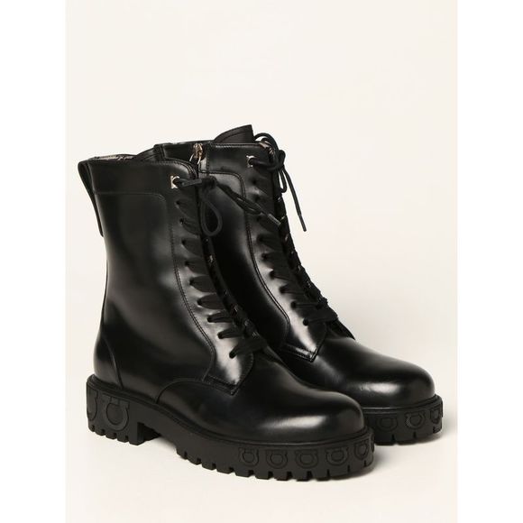 Salvatore Ferragamo Flat Booties Woman Black - Picture 2 of 4